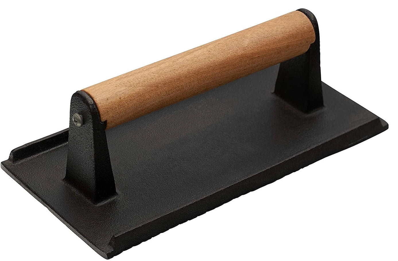 9" X 5" Rectangle Grill Press with Wooden Handle